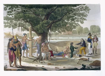 Bootswerft in der Nähe von Kupang, Timor, Tafel 9 aus 